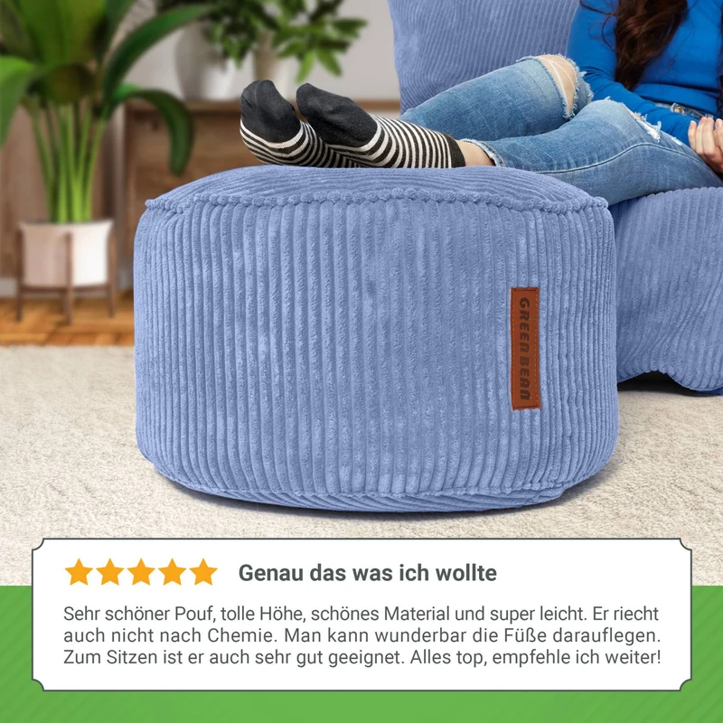 Stay Sitzhocker in Cord-Optik