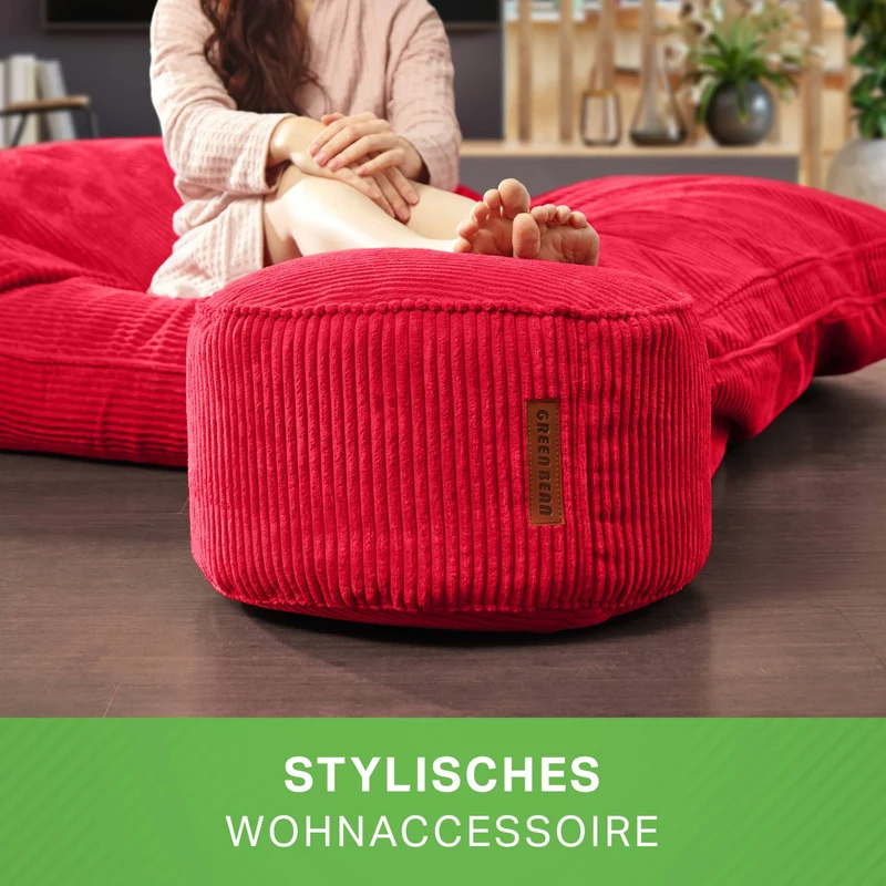 Stay Sitzhocker in Cord-Optik