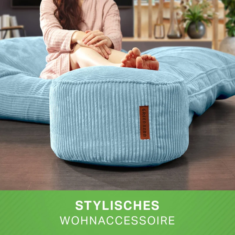 Stay Sitzhocker in Cord-Optik