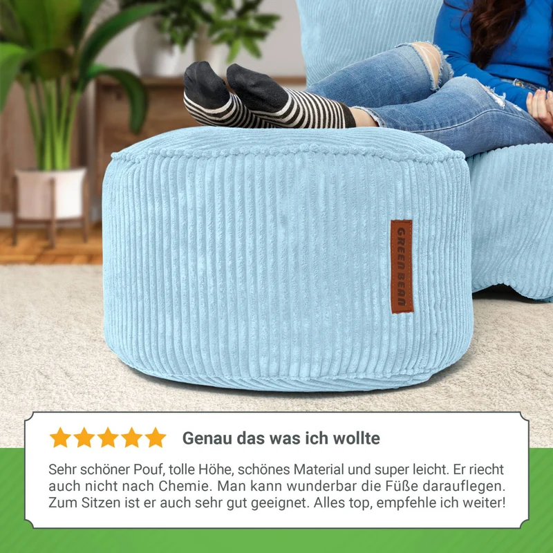 Stay Sitzhocker in Cord-Optik