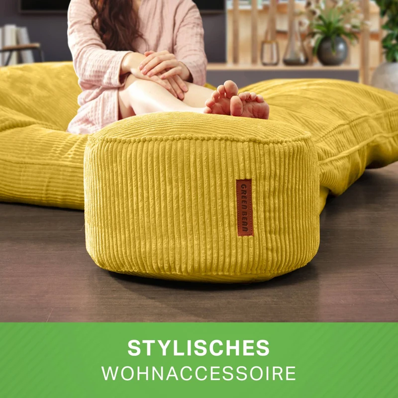 Stay Sitzhocker in Cord-Optik