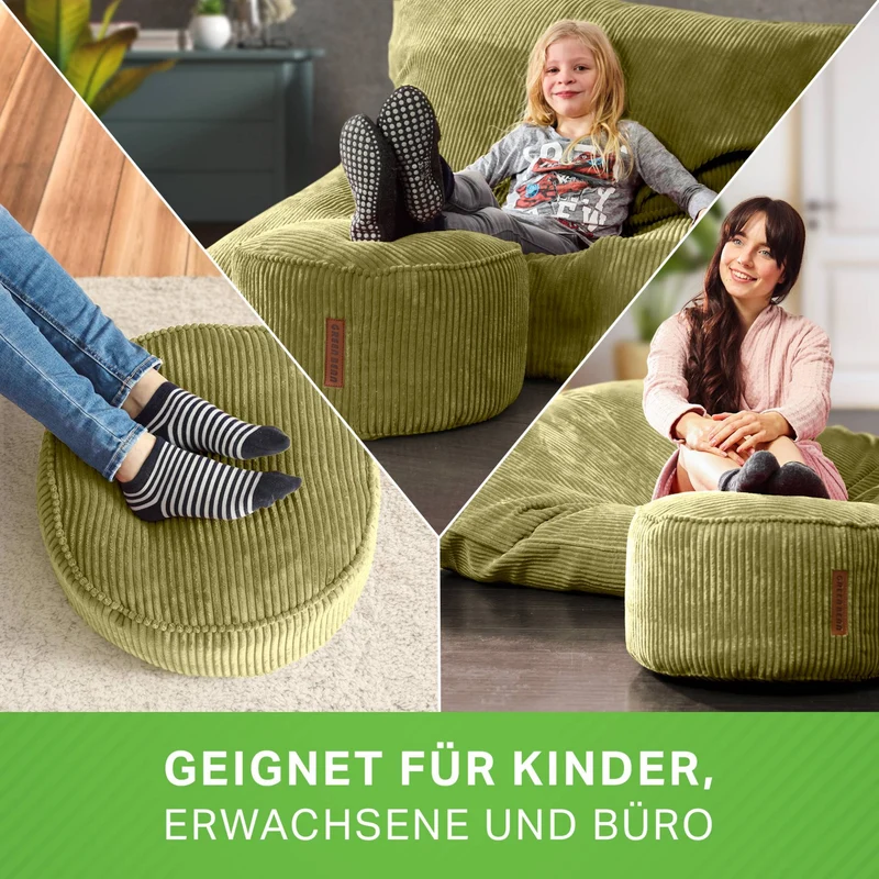 Stay Sitzhocker in Cord-Optik