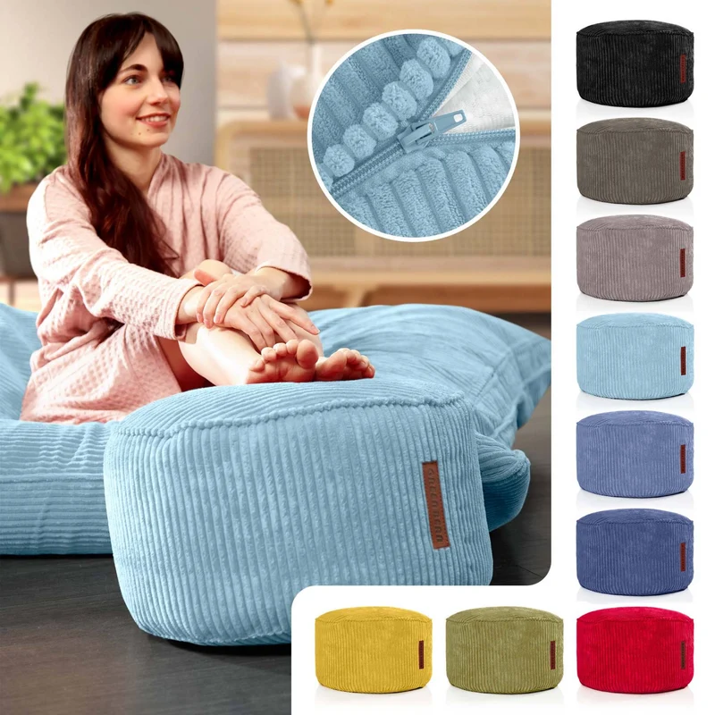 Stay Sitzhocker in Cord-Optik