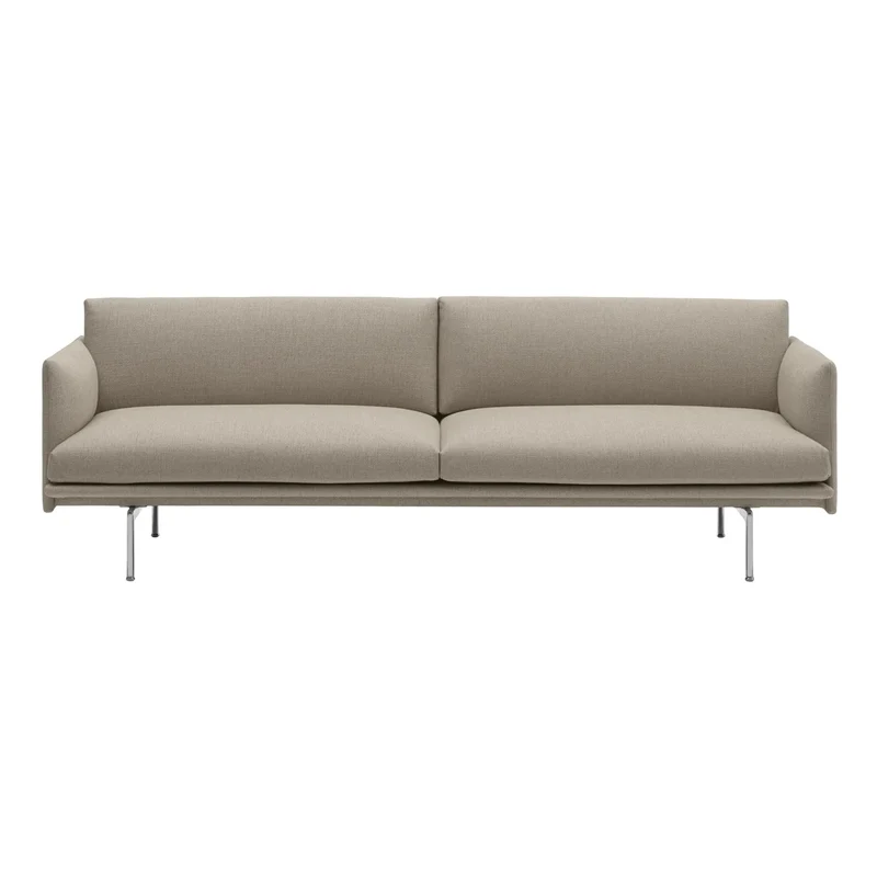 Muuto - Outline Sofa, 3 Kişilik | Kum