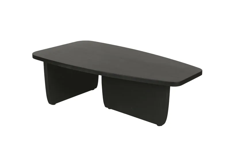 Couchtisch BOLT / Massivholz Akazie schwarz / 115 x 60, H 36,5cm