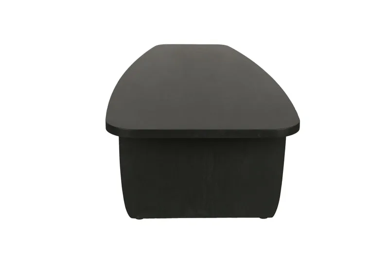 Couchtisch BOLT / Massivholz Akazie schwarz / 115 x 60, H 36,5cm