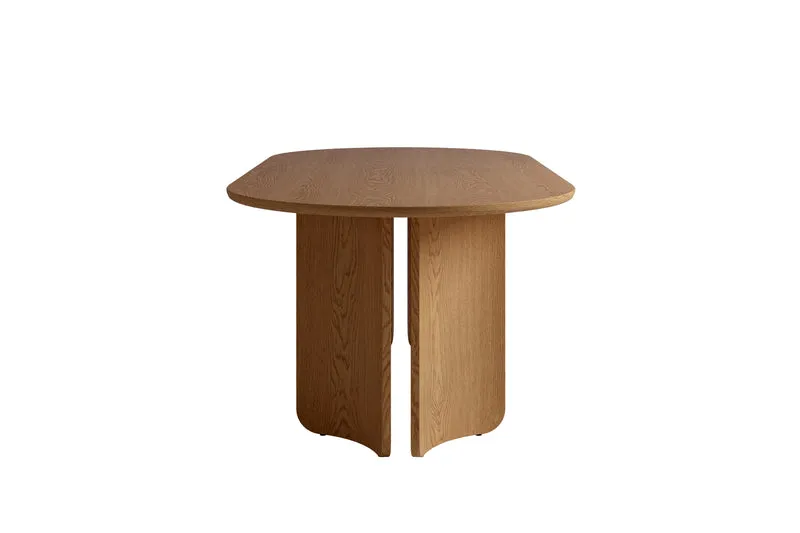 Esszimmertisch GRIMSTAD 160 oder 200, Echtholzfurnier Eichefarbig Bianco oder Eichefarbig Tobacco