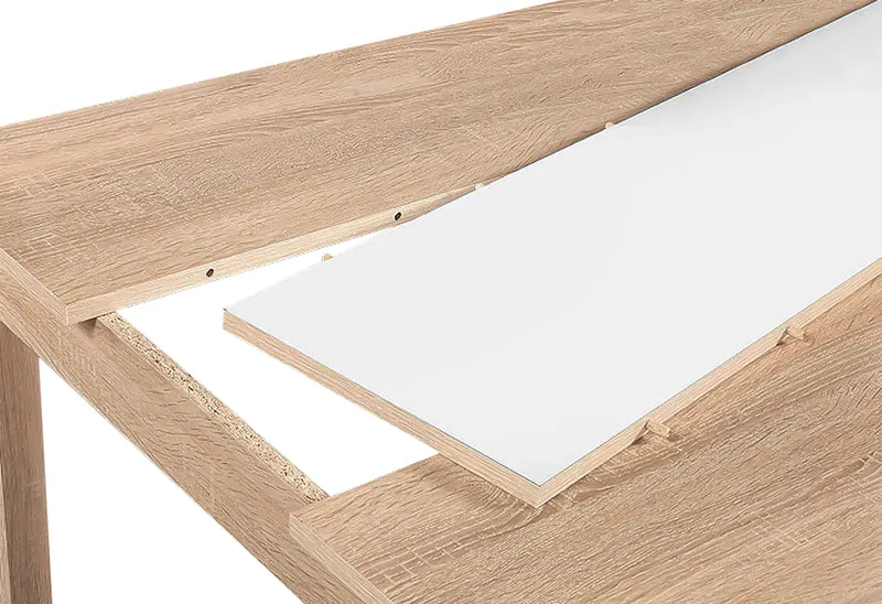 Esstisch NORI / Moderner Küchentisch in Eiche-Optik / Untergestell Melamin anthrazit oder weiß / Großer Tisch / Breite: 120, 140 oder 160 cm