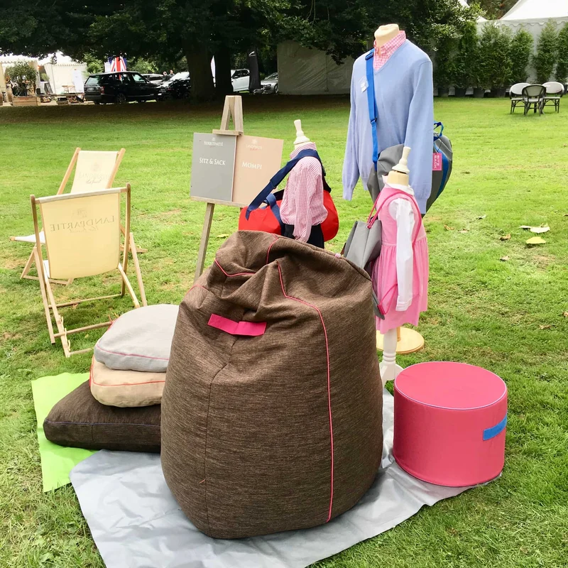 Sitzsack aus Möbelstoff