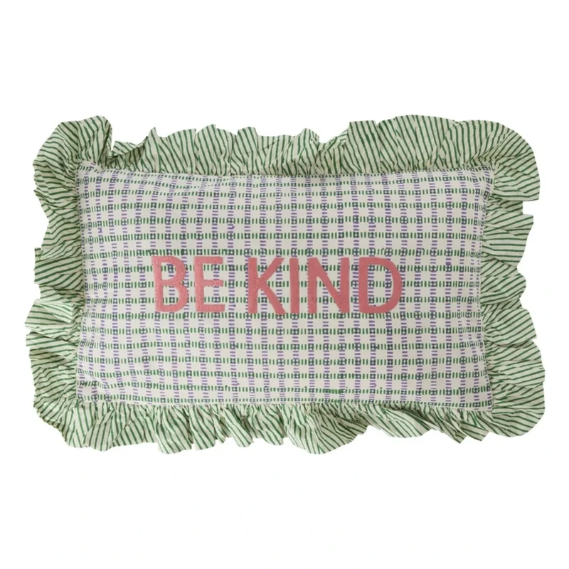 Rice - Be Kind yastık | Yeşil