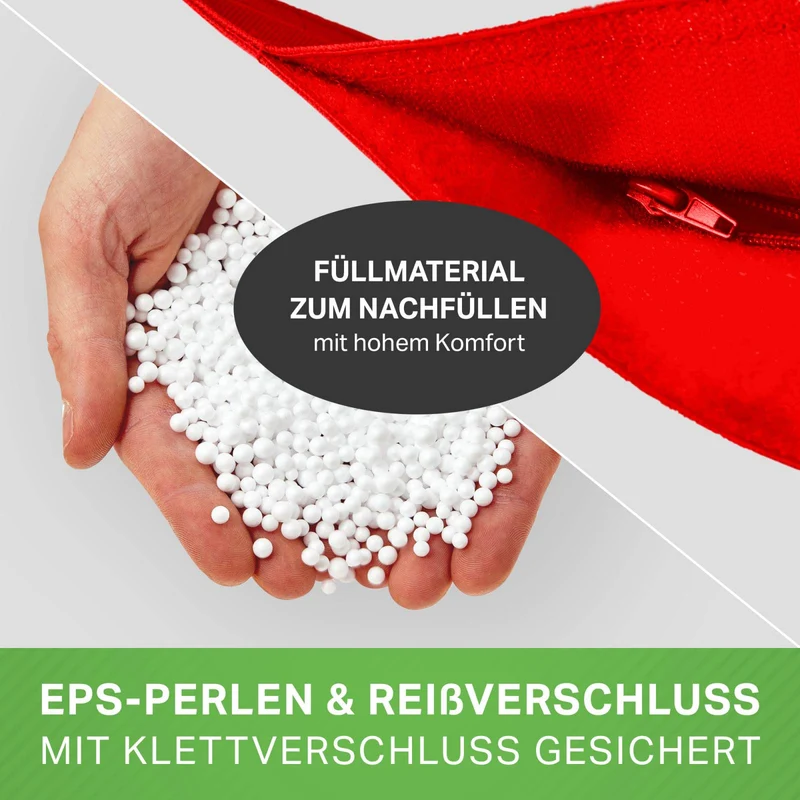Square Riesensitzsack mit Sitzhocker