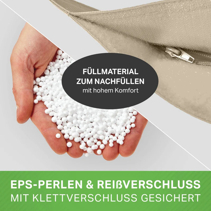 Square Riesensitzsack mit Sitzhocker