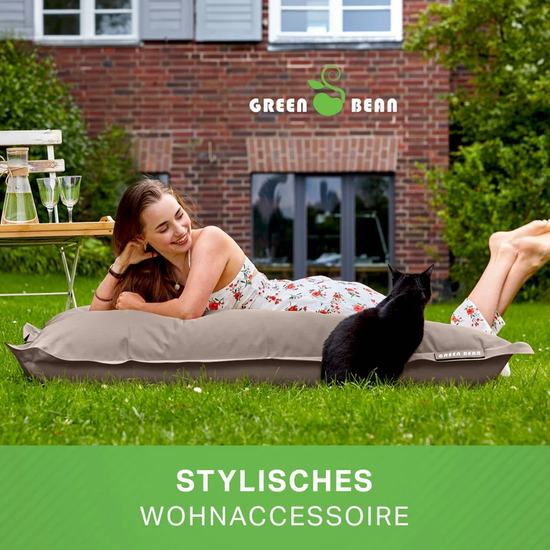 Square Riesensitzsack mit Sitzhocker