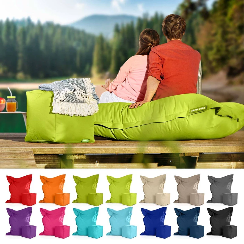 Square Riesensitzsack mit Sitzhocker