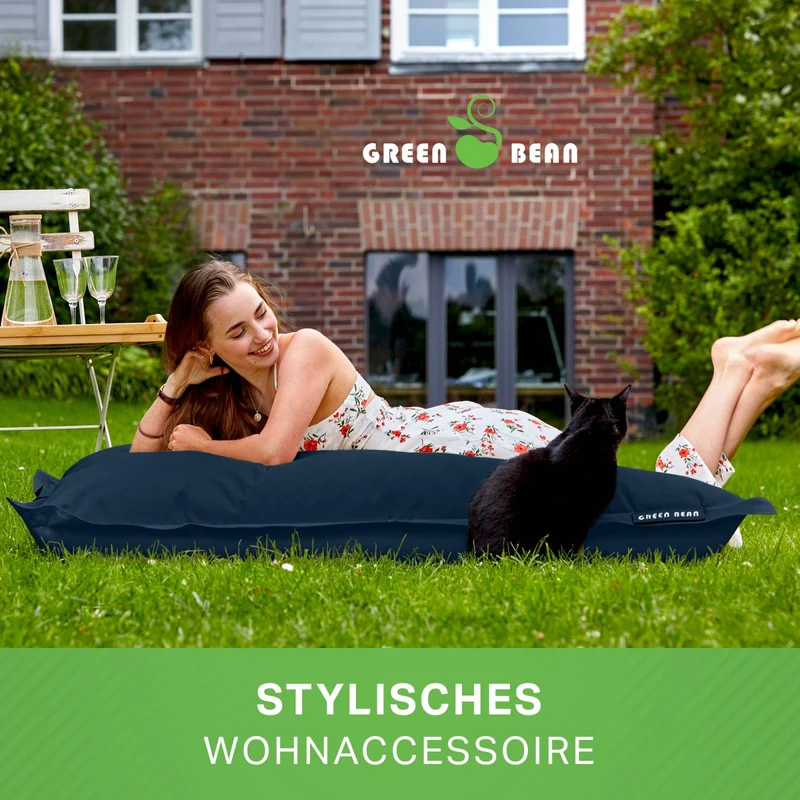 Square Riesensitzsack mit Sitzhocker