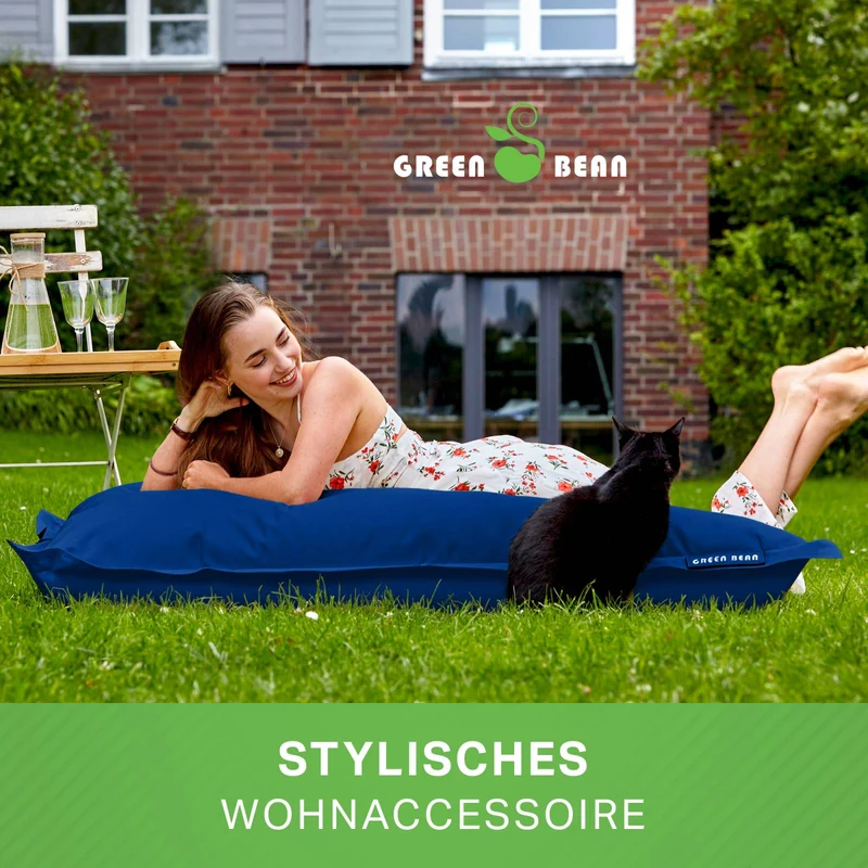 Square Riesensitzsack mit Sitzhocker