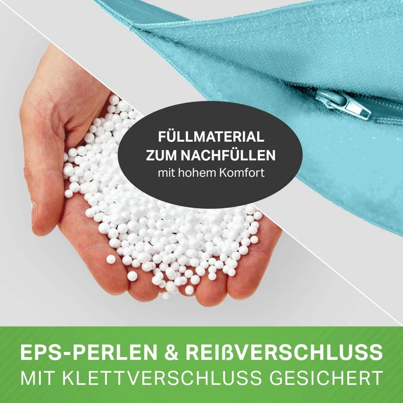 Square Riesensitzsack mit Sitzhocker
