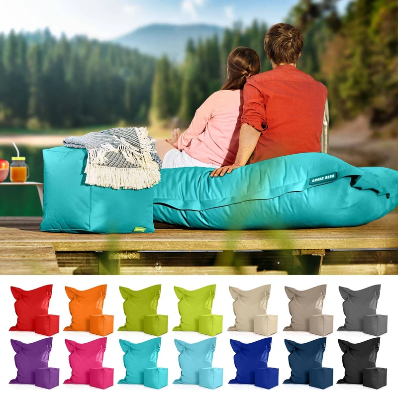 Square Riesensitzsack mit Sitzhocker