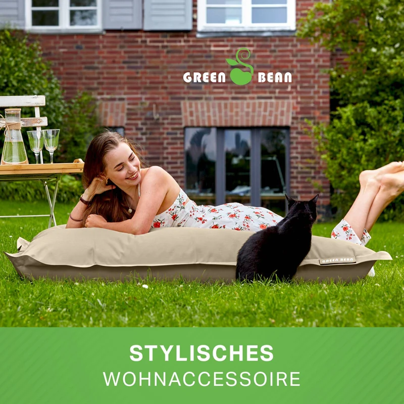 Square Riesensitzsack mit Sitzhocker