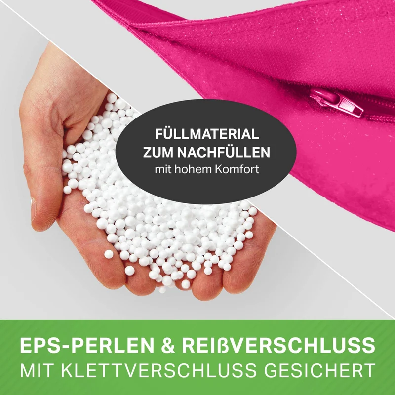 Square Riesensitzsack mit Sitzhocker
