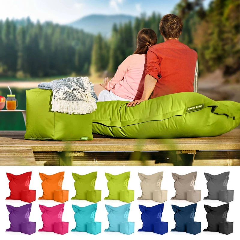 Square Riesensitzsack mit Sitzhocker