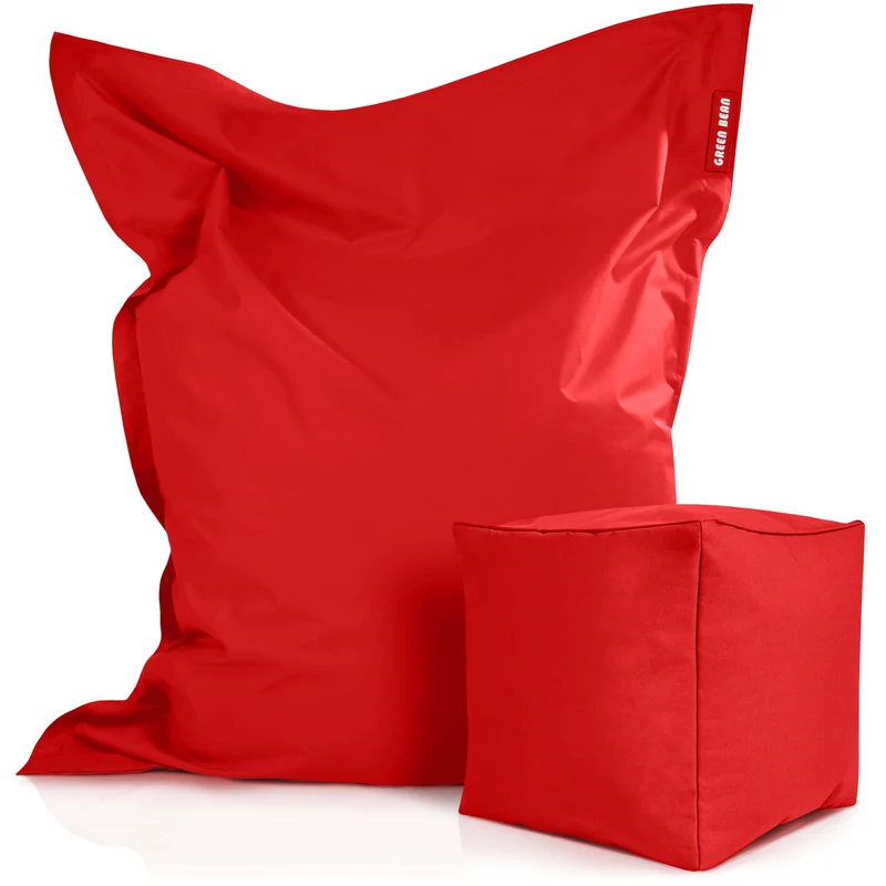 Square Riesensitzsack mit Sitzhocker