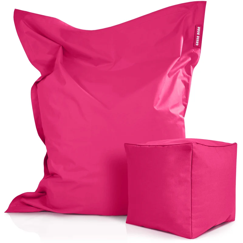 Square Riesensitzsack mit Sitzhocker