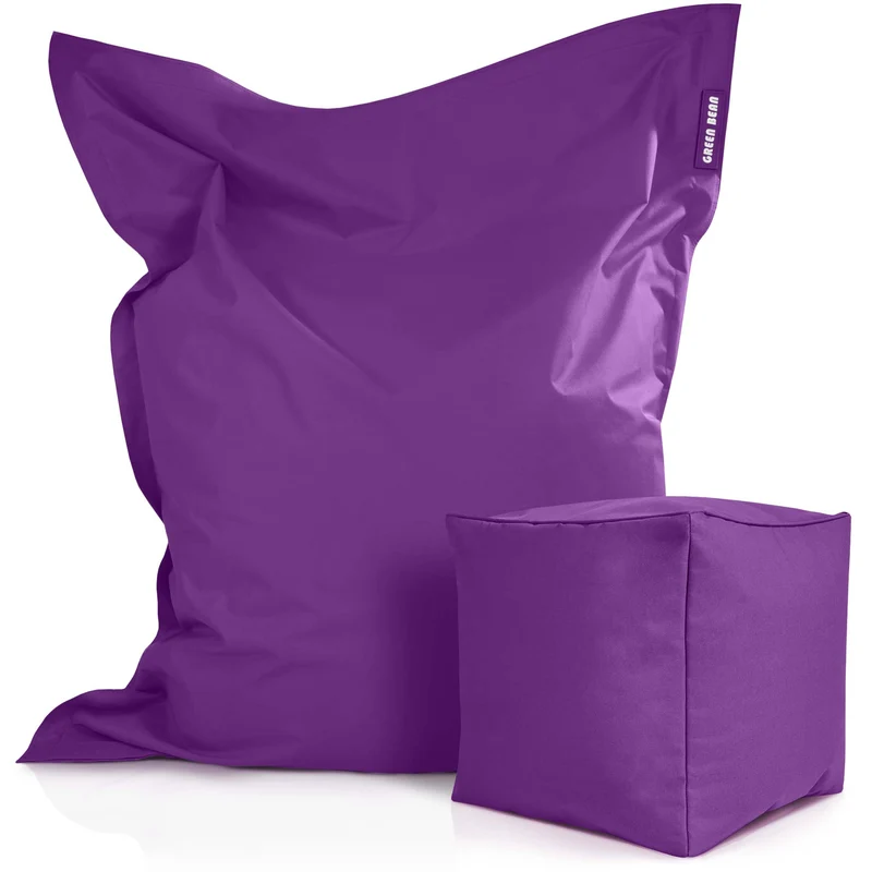 Square Riesensitzsack mit Sitzhocker
