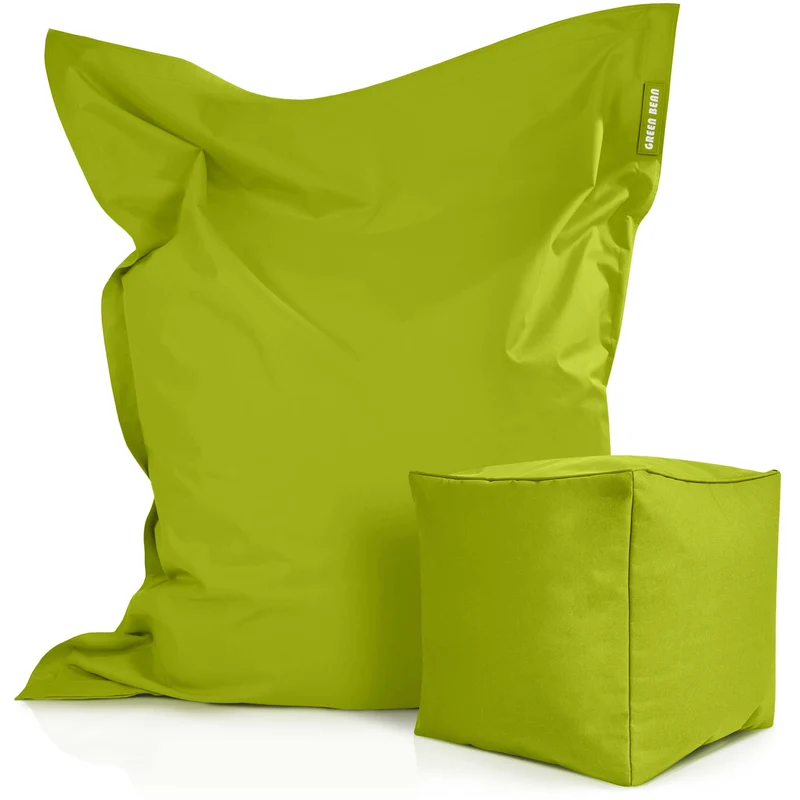 Square Riesensitzsack mit Sitzhocker