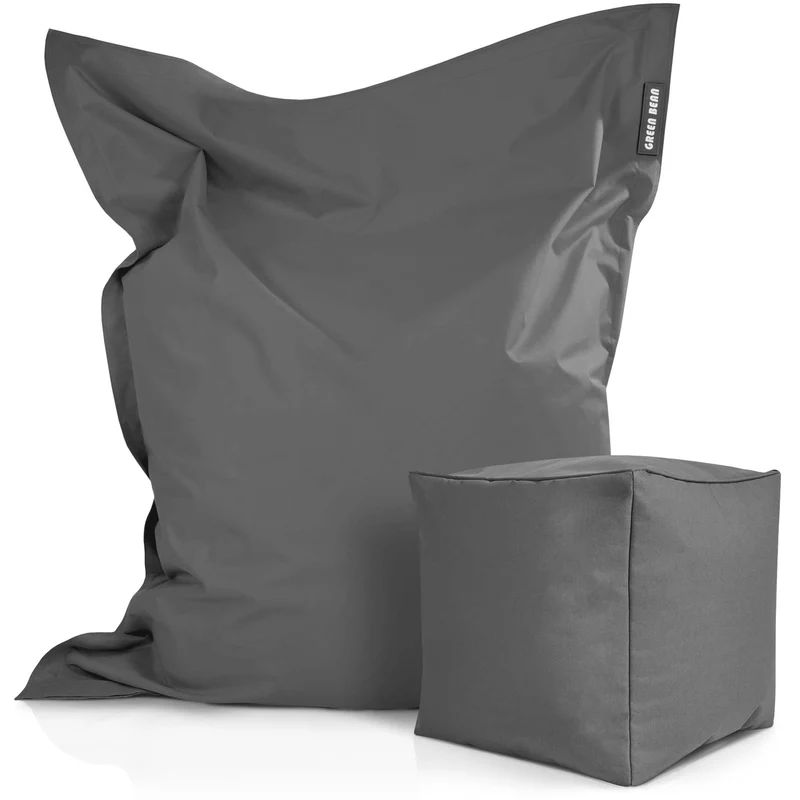 Square Riesensitzsack mit Sitzhocker