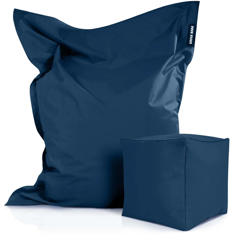 Square Riesensitzsack mit Sitzhocker