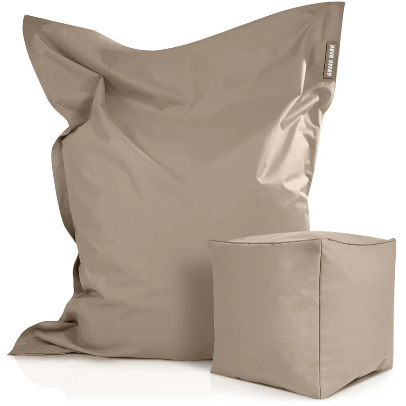 Square Riesensitzsack mit Sitzhocker
