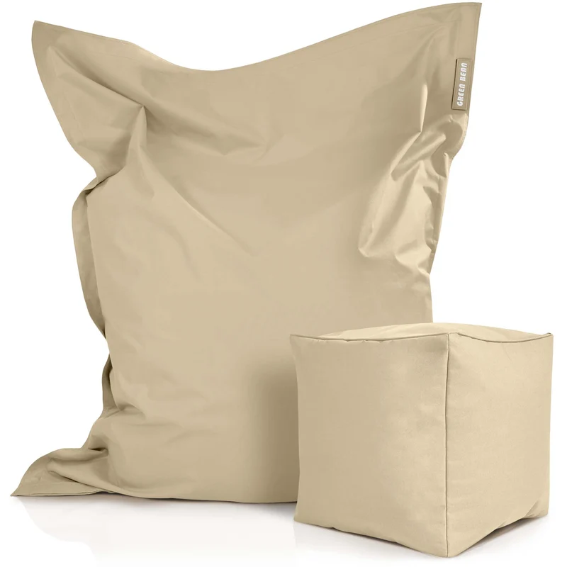 Square Riesensitzsack mit Sitzhocker
