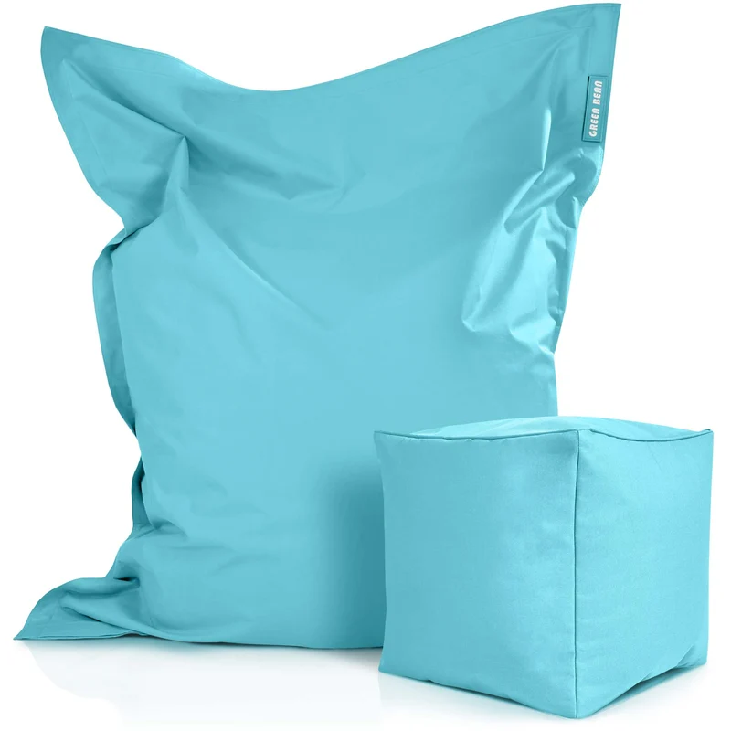 Square Riesensitzsack mit Sitzhocker