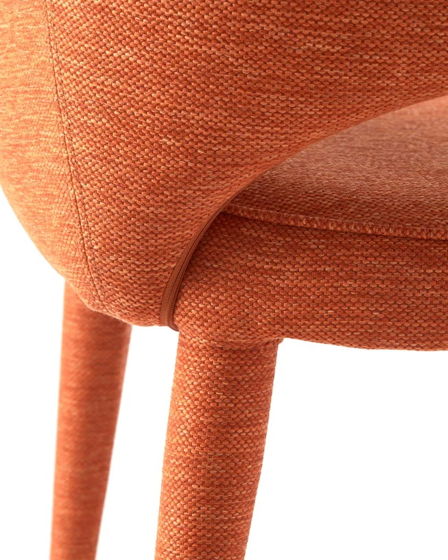 Chaise en polyester orange Holy Berry - Pols potten