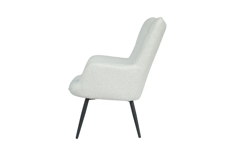 Sessel Uta / Cord grau, Samt schwarz, Webstoff dunkelgrau, Samt dunkelgrün, Webstoff sandfarben / Gestell schwarz pulverbeschichtet / Relaxsessel / Armlehnen-Sessel / B 72, H 97, T 80 cm