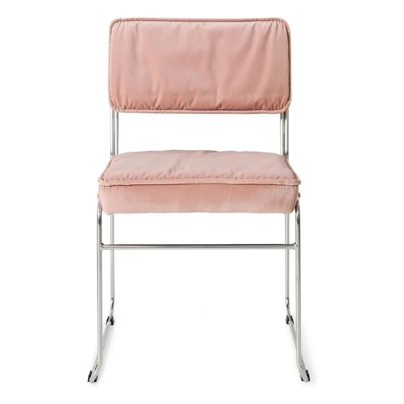 HKliving - Sonsuz kadife sandalyeler - 2'li set | Pembe