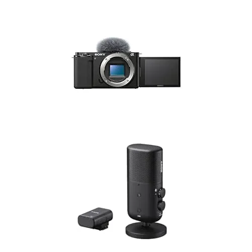 Sony Alpha ZV-E10 - APS-C Interchangeable Lens Mirrorless Vlog Camera Kit - Black