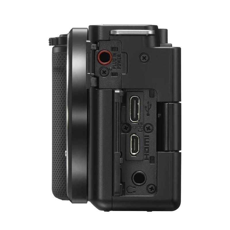 Sony Alpha ZV-E10 - APS-C Interchangeable Lens Mirrorless Vlog Camera Kit - Black