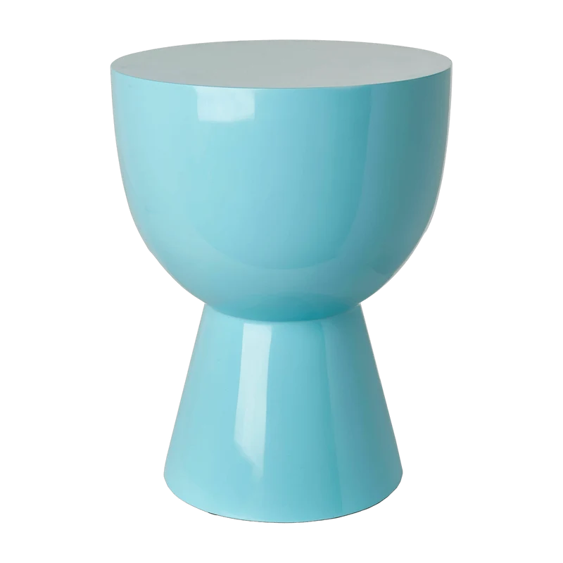 Tabouret bleu laqué Tip Tap - Pols Potten