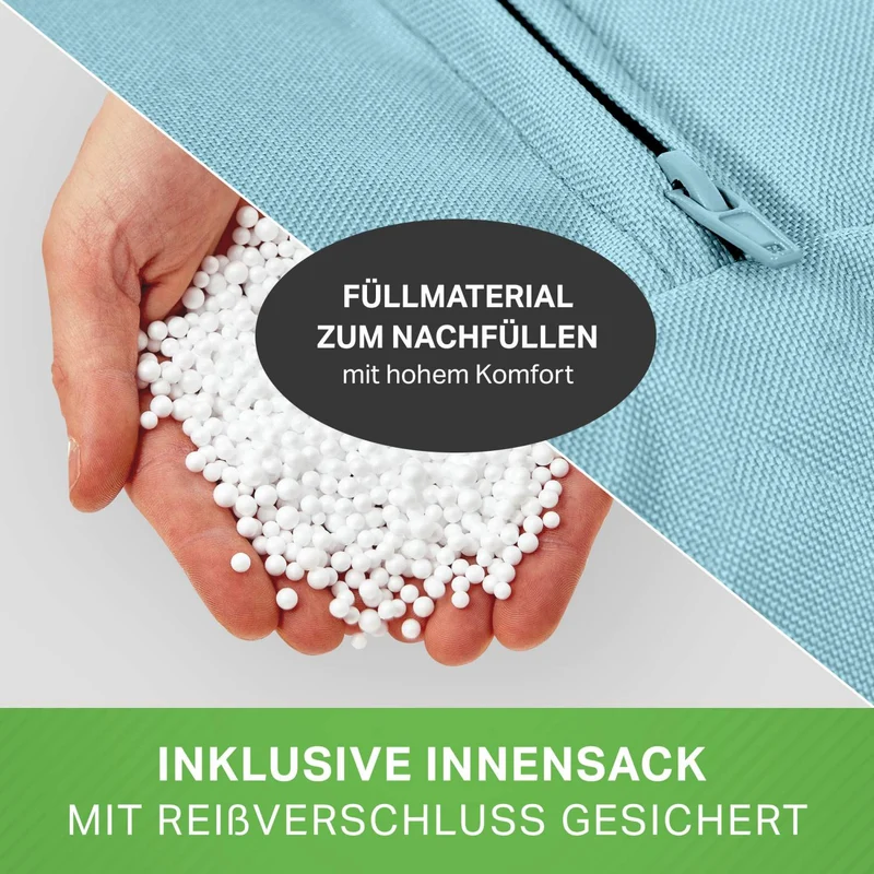 Square Indoor Riesensitzsack aus Baumwolle