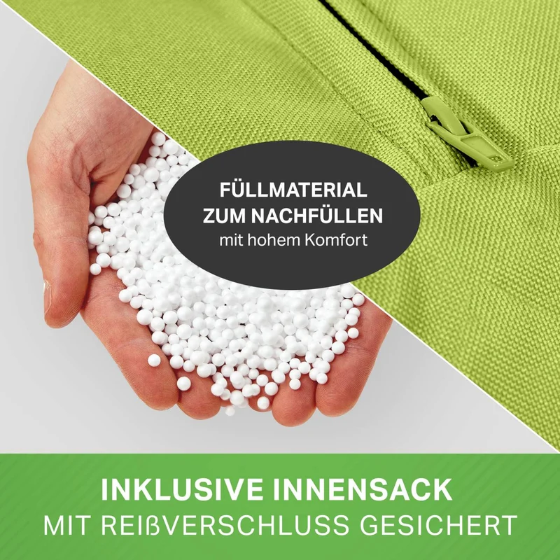Square Indoor Riesensitzsack aus Baumwolle