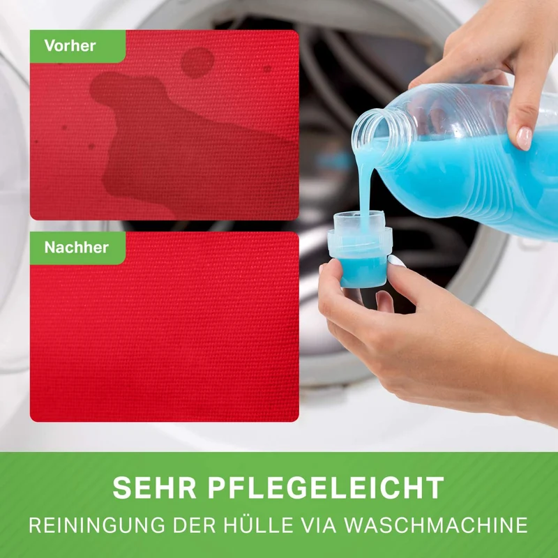 Square Indoor Riesensitzsack aus Baumwolle