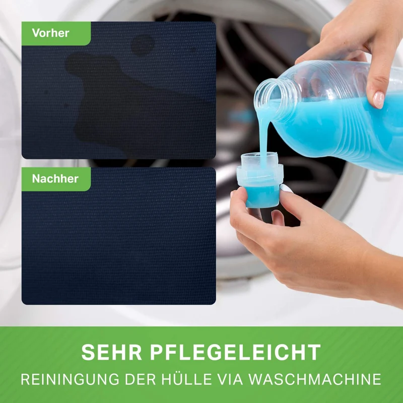 Square Indoor Riesensitzsack aus Baumwolle