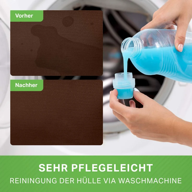 Square Indoor Riesensitzsack aus Baumwolle