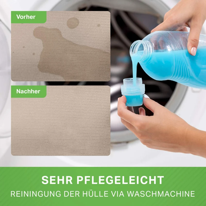Square Indoor Riesensitzsack aus Baumwolle