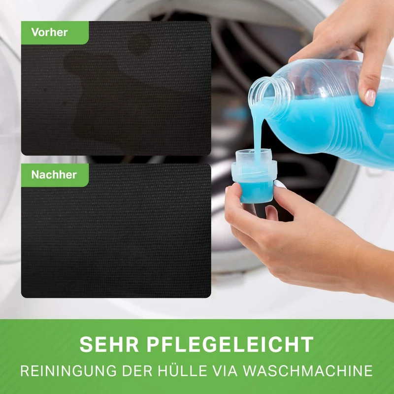 Square Indoor Riesensitzsack aus Baumwolle
