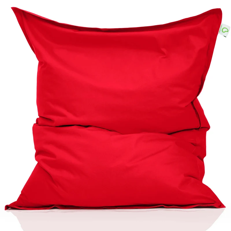 Square Indoor Riesensitzsack aus Baumwolle