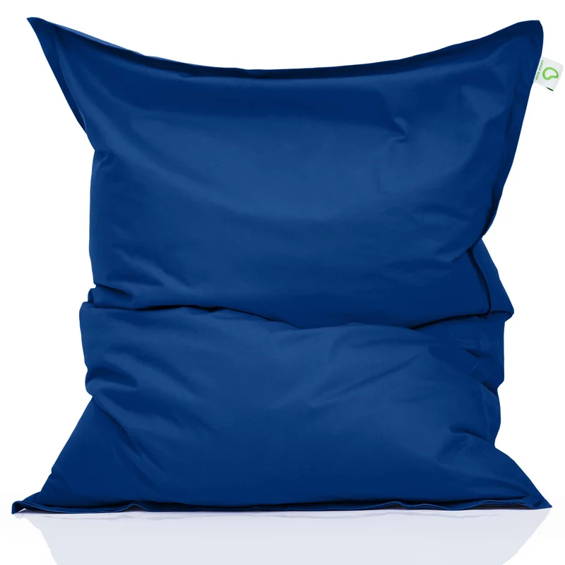 Square Indoor Riesensitzsack aus Baumwolle