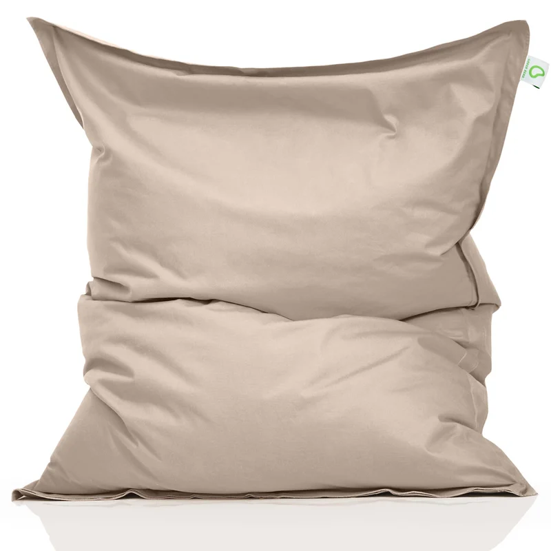 Square Indoor Riesensitzsack aus Baumwolle
